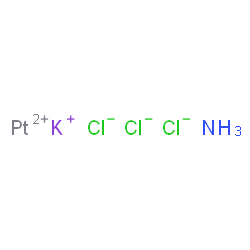 ChemSpider 2D Image | POTASSIUM AMMINETRICHLOROPLATINATE | H3Cl3KNPt