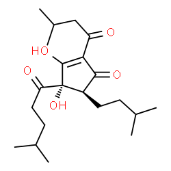 ChemSpider 2D Image | (-)-trans-tetrahydroisohumulone | C21H34O5