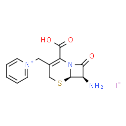 ChemSpider 2D Image | N-(7-AMINOCEPHEM-3-EM-3-YLMETHYL)PYRIDINIUM-4-CARBOXYLATE HYDRIODIDE | C13H14IN3O3S