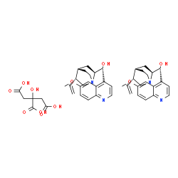 ChemSpider 2D Image | QUININE CITRATE | C46H56N4O11