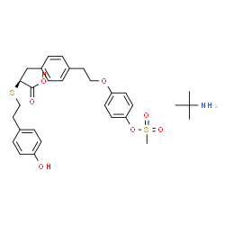 ChemSpider 2D Image | AZD-4619 TERT-BUTYLAMMONIUM | C30H39NO7S2