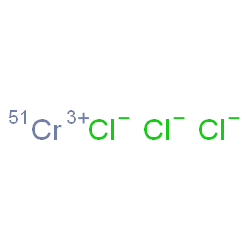 ChemSpider 2D Image | CHROMIC CHLORIDE CR-51 | Cl351Cr