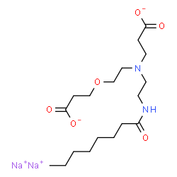 ChemSpider 2D Image | DISODIUM CAPRYLOAMPHODIPROPIONATE | C18H32N2Na2O6