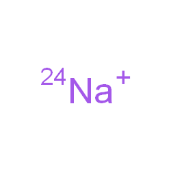 ChemSpider 2D Image | (~24~Na)Sodium | 24Na