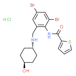 ChemSpider 2D Image | 25553VXB1O | C18H21Br2ClN2O2S