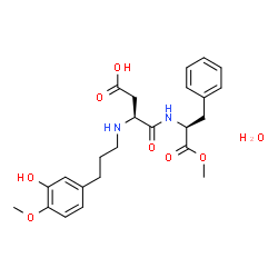 ChemSpider 2D Image | Advantame monohydrate | C24H32N2O8