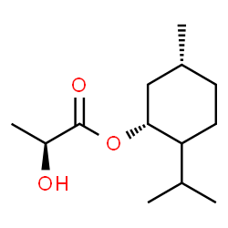 ChemSpider 2D Image | (1R,5R)-2-Isopropyl-5-methylcyclohexyl (2S)-2-hydroxypropanoate | C13H24O3