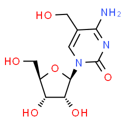 ChemSpider 2D Image | 5-(Hydroxymethyl)cytidine | C10H15N3O6