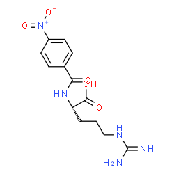 ChemSpider 2D Image | N~2~-(4-Nitrobenzoyl)arginine | C13H17N5O5