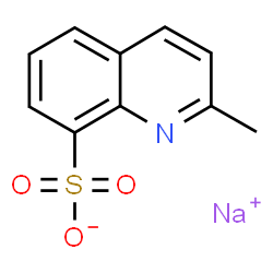 ChemSpider 2D Image | SODIUM 8-QUINALDINESULFONATE | C10H8NNaO3S