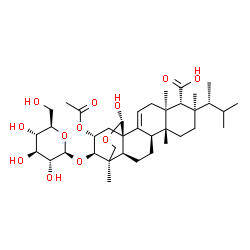 ChemSpider 2D Image | Enfumafungin | C38H60O12