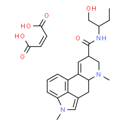 ChemSpider 2D Image | N-(1-Hydroxy-2-butanyl)-1,6-dimethyl-9,10-didehydroergoline-8-carboxamide (2Z)-2-butenedioate (1:1) | C25H31N3O6