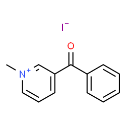 ChemSpider 2D Image | 3-Benzoyl-1-methylpyridinium iodide | C13H12INO