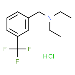 ChemSpider 2D Image | N-ethyl-N-[3-(trifluoromethyl)benzyl]ethanamine hydrochloride | C12H17ClF3N