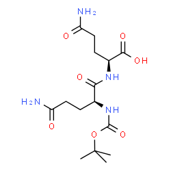 ChemSpider 2D Image | Boc-Gln-Gln-OH | C15H26N4O7