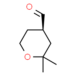 ChemSpider 2D Image | (4R)-2,2-Dimethyltetrahydro-2H-pyran-4-carbaldehyde | C8H14O2