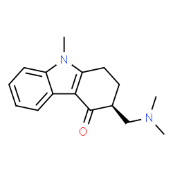 ChemSpider 2D Image | (3S)-3-[(Dimethylamino)methyl]-9-methyl-1,2,3,9-tetrahydro-4H-carbazol-4-one | C16H20N2O