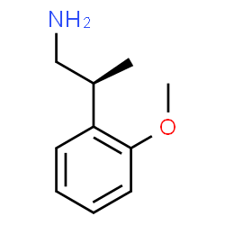 ChemSpider 2D Image | (2S)-2-(2-Methoxyphenyl)-1-propanamine | C10H15NO