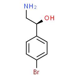ChemSpider 2D Image | (1S)-2-Amino-1-(4-bromophenyl)ethanol | C8H10BrNO