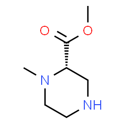 ChemSpider 2D Image | Methyl (2S)-1-methyl-2-piperazinecarboxylate | C7H14N2O2