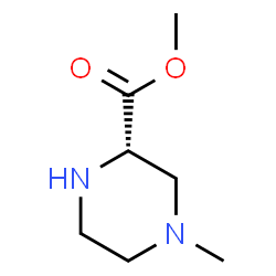 ChemSpider 2D Image | Methyl (2S)-4-methyl-2-piperazinecarboxylate | C7H14N2O2