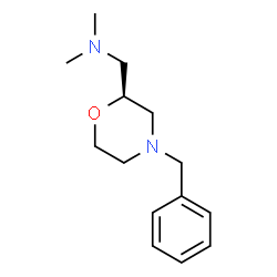 ChemSpider 2D Image | 1-[(2S)-4-Benzyl-2-morpholinyl]-N,N-dimethylmethanamine | C14H22N2O