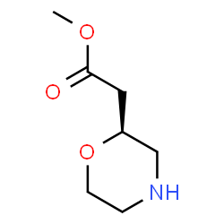 ChemSpider 2D Image | Methyl (2S)-2-morpholinylacetate | C7H13NO3