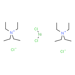 ChemSpider 2D Image | N,N,N-Triethylethanaminium chloride dichloronickel (2:2:1) | C16H40Cl4N2Ni