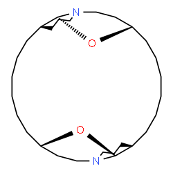 ChemSpider 2D Image | (1S,8S,10R,15S,22S,29S)-9,30-Dioxa-11,25-diazapentacyclo[20.6.2.2~8,11~.0~10,15~.0~25,29~]dotriacontane | C28H50N2O2