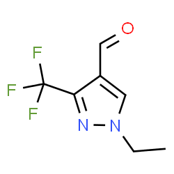 ChemSpider 2D Image | 1-Ethyl-3-(trifluoromethyl)pyrazole-4-carbaldehyde | C7H7F3N2O