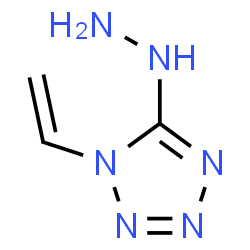 ChemSpider 2D Image | 5-Hydrazino-1-vinyl-1H-tetrazole | C3H6N6