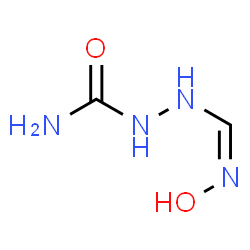 ChemSpider 2D Image | 2-[(Z)-(Hydroxyimino)methyl]hydrazinecarboxamide | C2H6N4O2