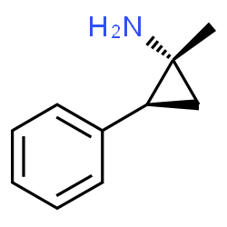 ChemSpider 2D Image | (1R,2S)-1-Methyl-2-phenylcyclopropanamine | C10H13N