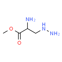 ChemSpider 2D Image | Methyl 3-hydrazinoalaninate | C4H11N3O2