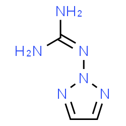 ChemSpider 2D Image | 2-(2H-1,2,3-Triazol-2-yl)guanidine | C3H6N6
