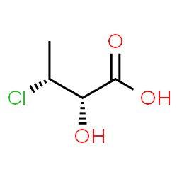ChemSpider 2D Image | (2S,3R)-3-Chloro-2-hydroxybutanoic acid | C4H7ClO3