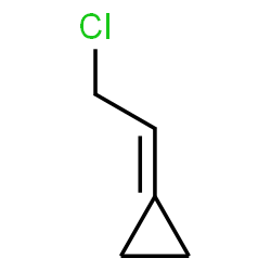 ChemSpider 2D Image | (2-Chloroethylidene)cyclopropane | C5H7Cl