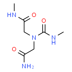 ChemSpider 2D Image | 2-[(2-Amino-2-oxoethyl)(methylcarbamoyl)amino]-N-methylacetamide | C7H14N4O3