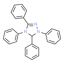 ChemSpider 2D Image | 1,3,4,5-Tetraphenyl-4,5-dihydro-1H-1,2,4-triazole | C26H21N3