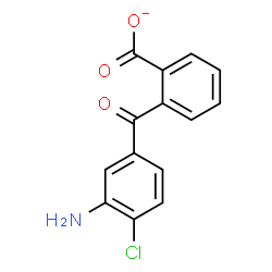 ChemSpider 2D Image | 2-(3-Amino-4-chlorobenzoyl)benzoate | C14H9ClNO3