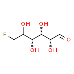ChemSpider 2D Image | (5xi)-6-Deoxy-6-fluoro-D-xylo-hexose | C6H11FO5
