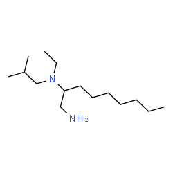 ChemSpider 2D Image | N~2~-Ethyl-N~2~-isobutyl-1,2-nonanediamine | C15H34N2