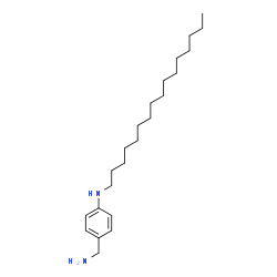 ChemSpider 2D Image | 4-(Hexadecylamino)Benzylamine | C23H42N2