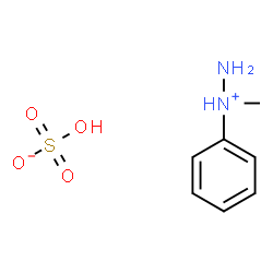 ChemSpider 2D Image | 1-Methyl-1-Phenyl-Hydrazine Sulfate | C7H12N2O4S