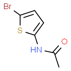 ChemSpider 2D Image | N-(5-Bromo-2-thienyl)acetamide | C6H6BrNOS