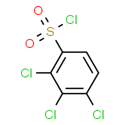 ChemSpider 2D Image | 2,3,4-Trichlorophenylsulfonyl chloride | C6H2Cl4O2S