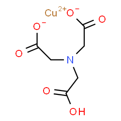 ChemSpider 2D Image | cupric nitrilotriacetate | C6H7CuNO6