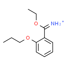 ChemSpider 2D Image | Ethoxy(2-propoxyphenyl)methaniminium | C12H18NO2