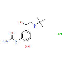 ChemSpider 2D Image | Carbuterol hydrochloride | C13H22ClN3O3