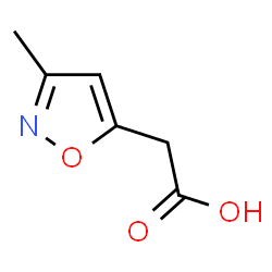 ChemSpider 2D Image | 3-Methyl-5-isoxazoleacetic acid | C6H7NO3